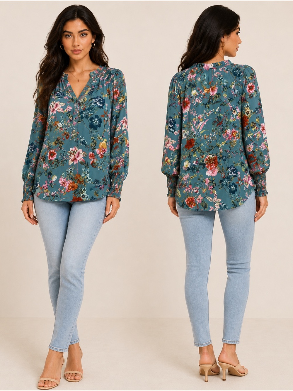 Floral blouse